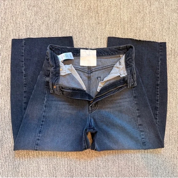 Mother The Half Pipe Flood High Rise Jeans in Outta Sight size 25 - Picture 5 of 14